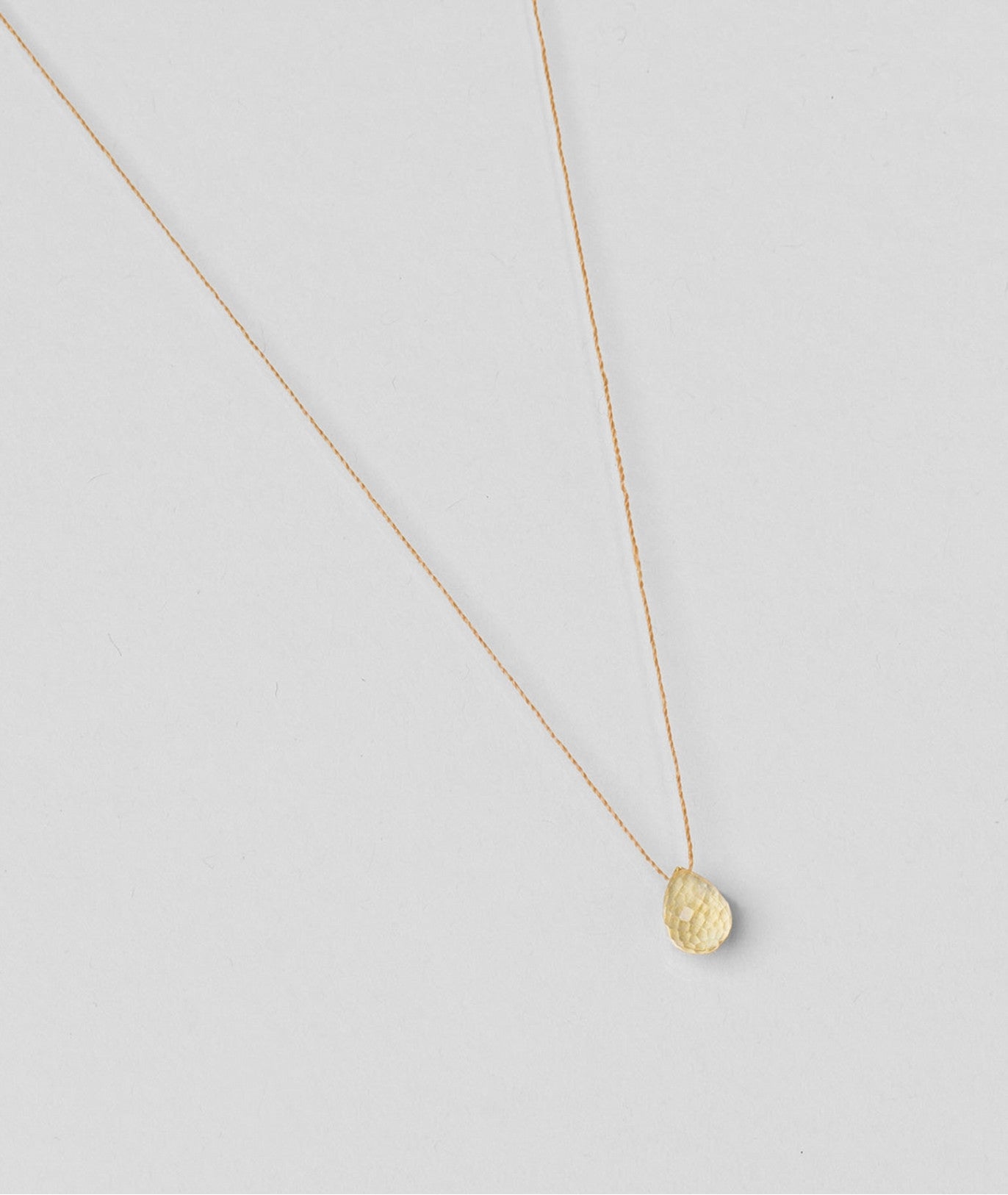 COLLAR Une a Une Goutte citrine