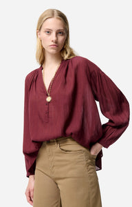 CAMISA Vanessa Bruno AW25 Nipoa burgundy