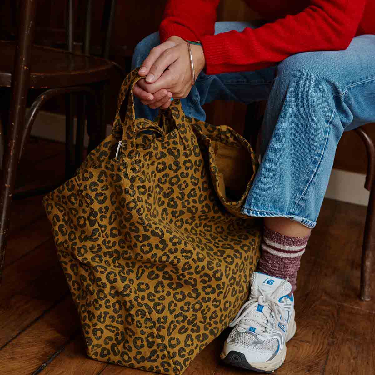 BOLSO Rose in April SHOPPER leopard caramelo