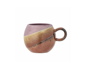TAZA Paula cup purple stoneware