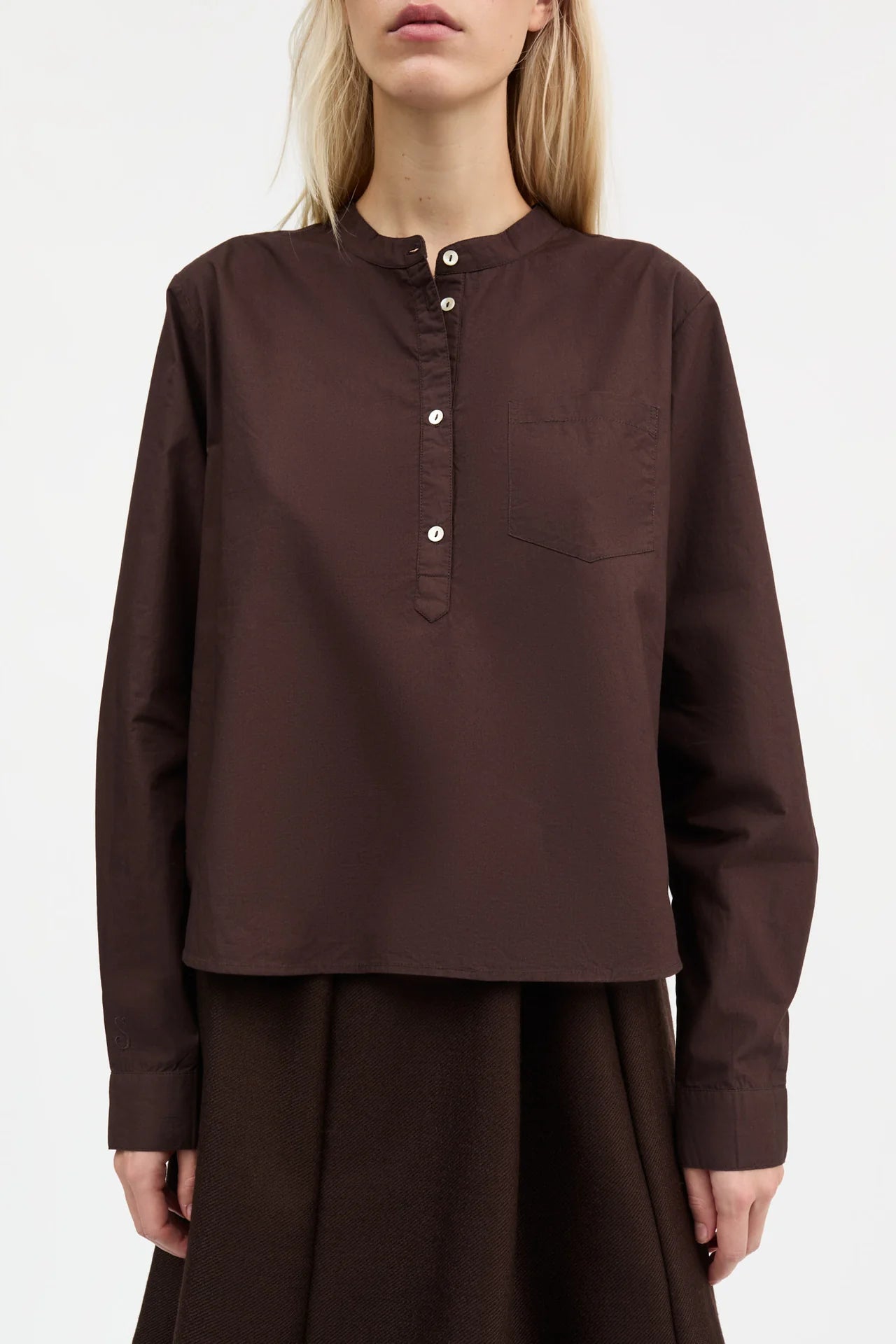 CAMISA Skall Studio AW25 Agnes dark brown
