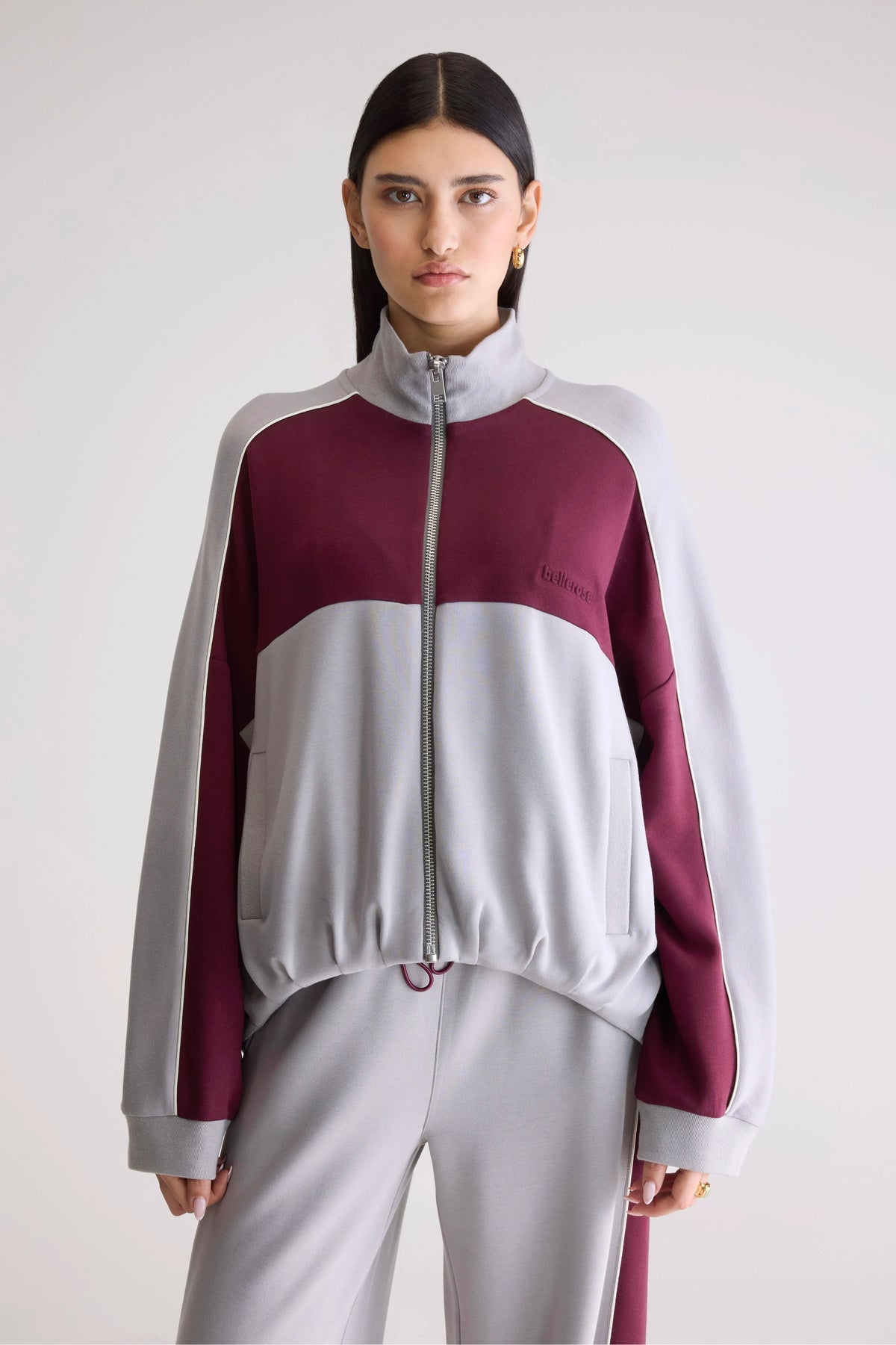 SUDADERA Bellerose AW25 Tallic zip