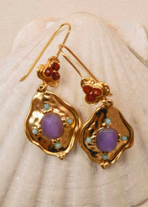 PENDIENTES Alhaja Pitiusa lila