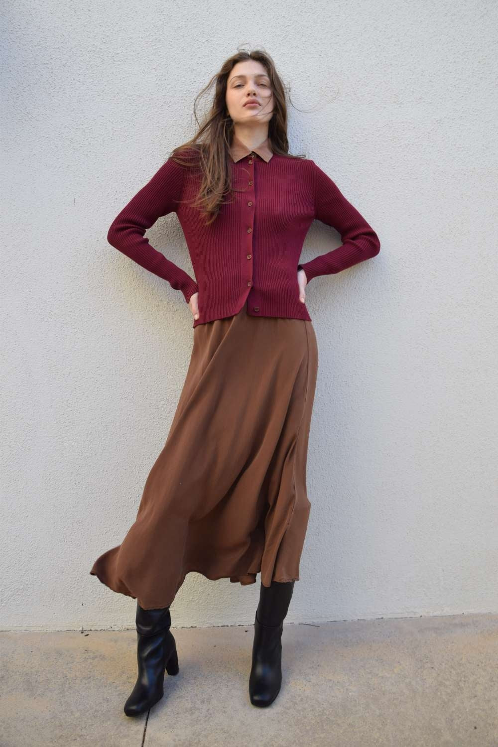 FALDA The Avant AW25 Jazzdancer marrón xoco