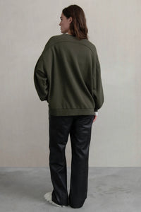 SUDADERA Humanoid AW25 shimmer jade