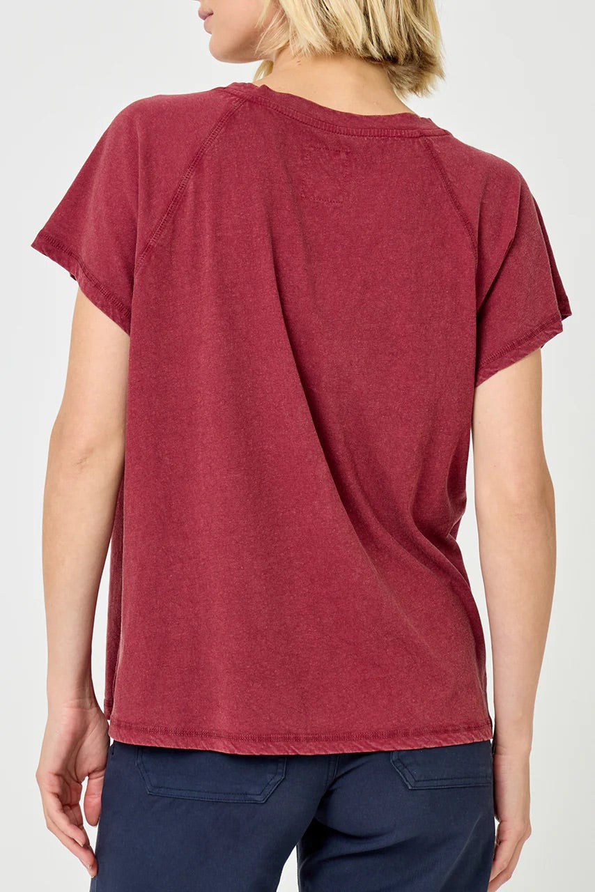 CAMISETA Five AW25 Snoopy happy burgundy