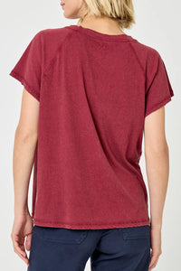CAMISETA Five AW25 Snoopy happy burgundy