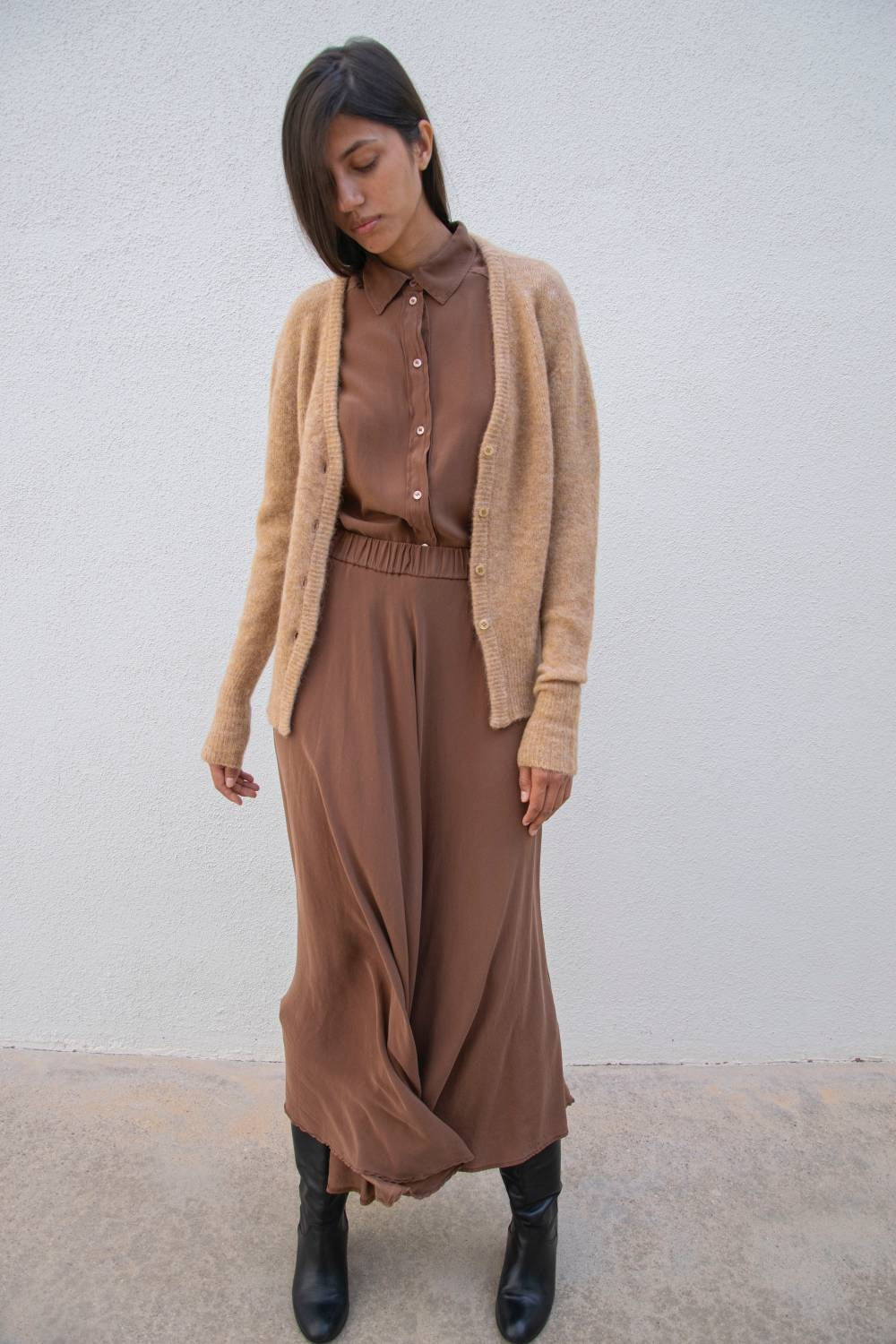 CÁRDIGAN The Avant AW25 Ecole camel