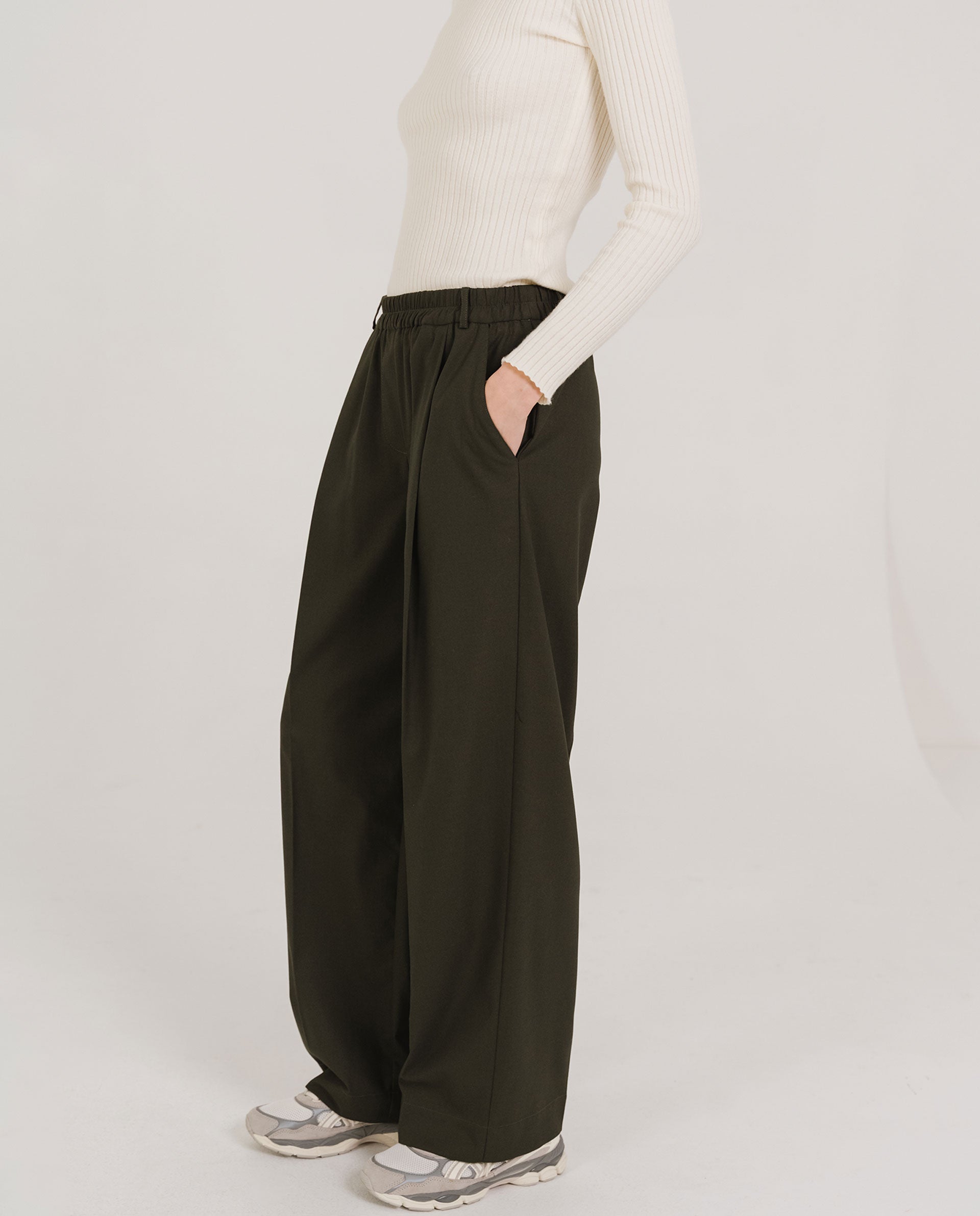 PANTALÓN Tinsels AW25 Celan cityzen kaki