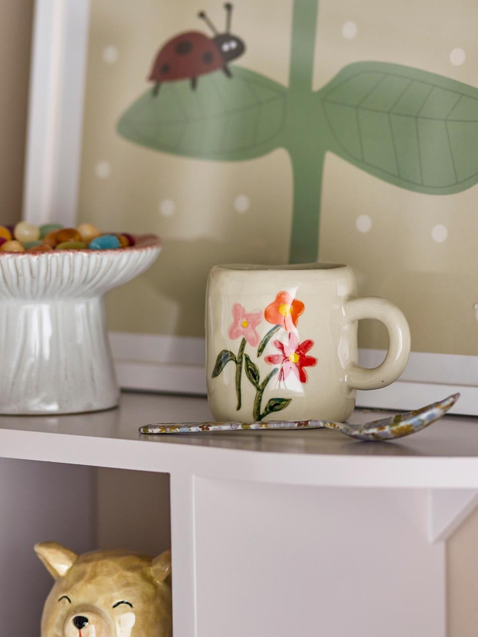 TAZA cup Millie white