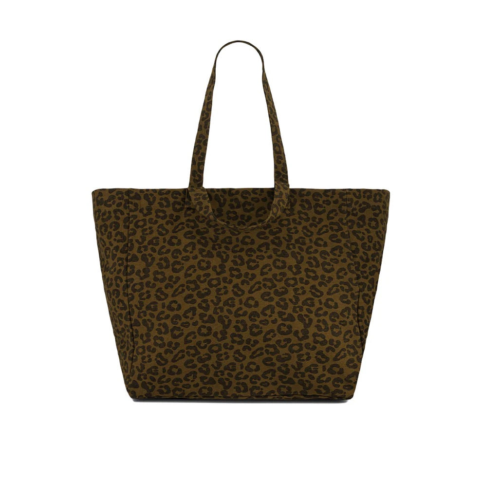 BOLSO Rose in April SHOPPER leop olive