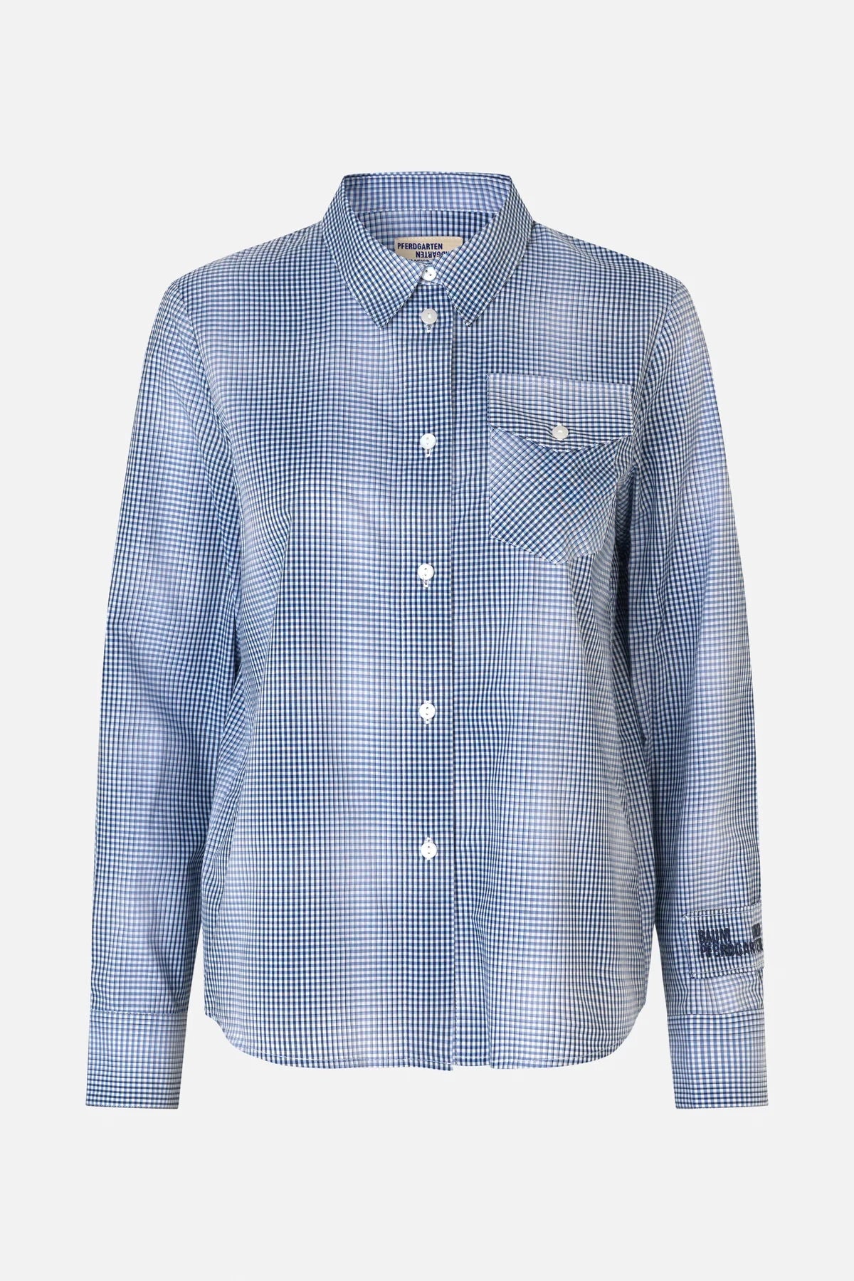 CAMISA Baum und Pferdgarten AW25 Menja blue mini check