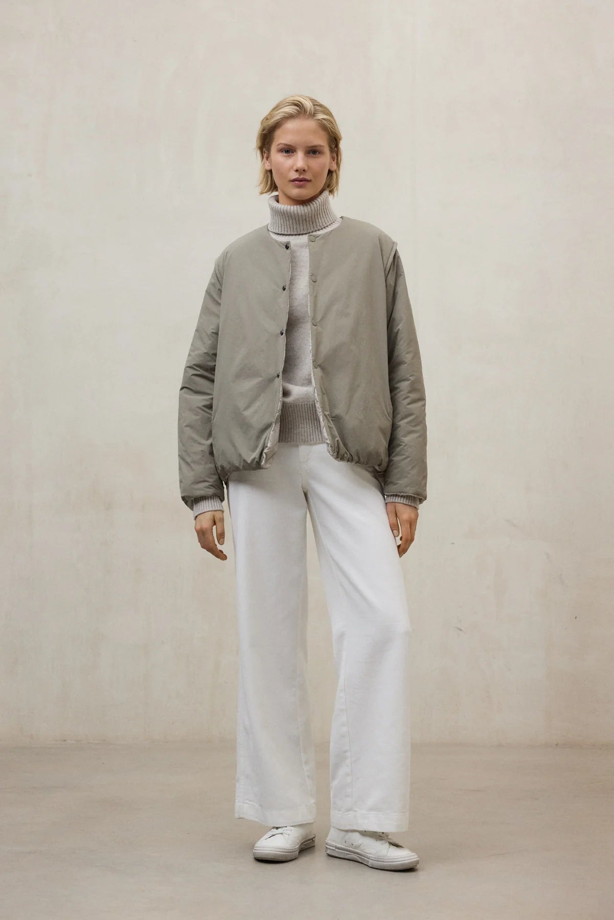 ABRIGO, CHAQUETA Ecoalf AW25 Geres beige