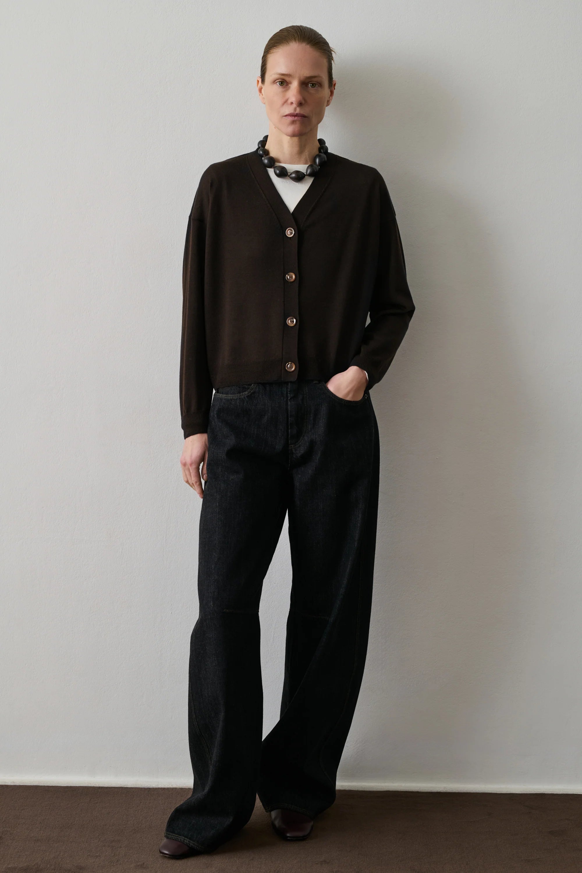 CARDIGAN Soeur Paris AW25 Idem chocolat