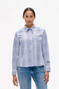 CAMISA Baum und Pferdgarten AW25 Menja blue mini check