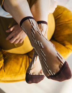 CALCETINES Atelier St Eustache Praline brune