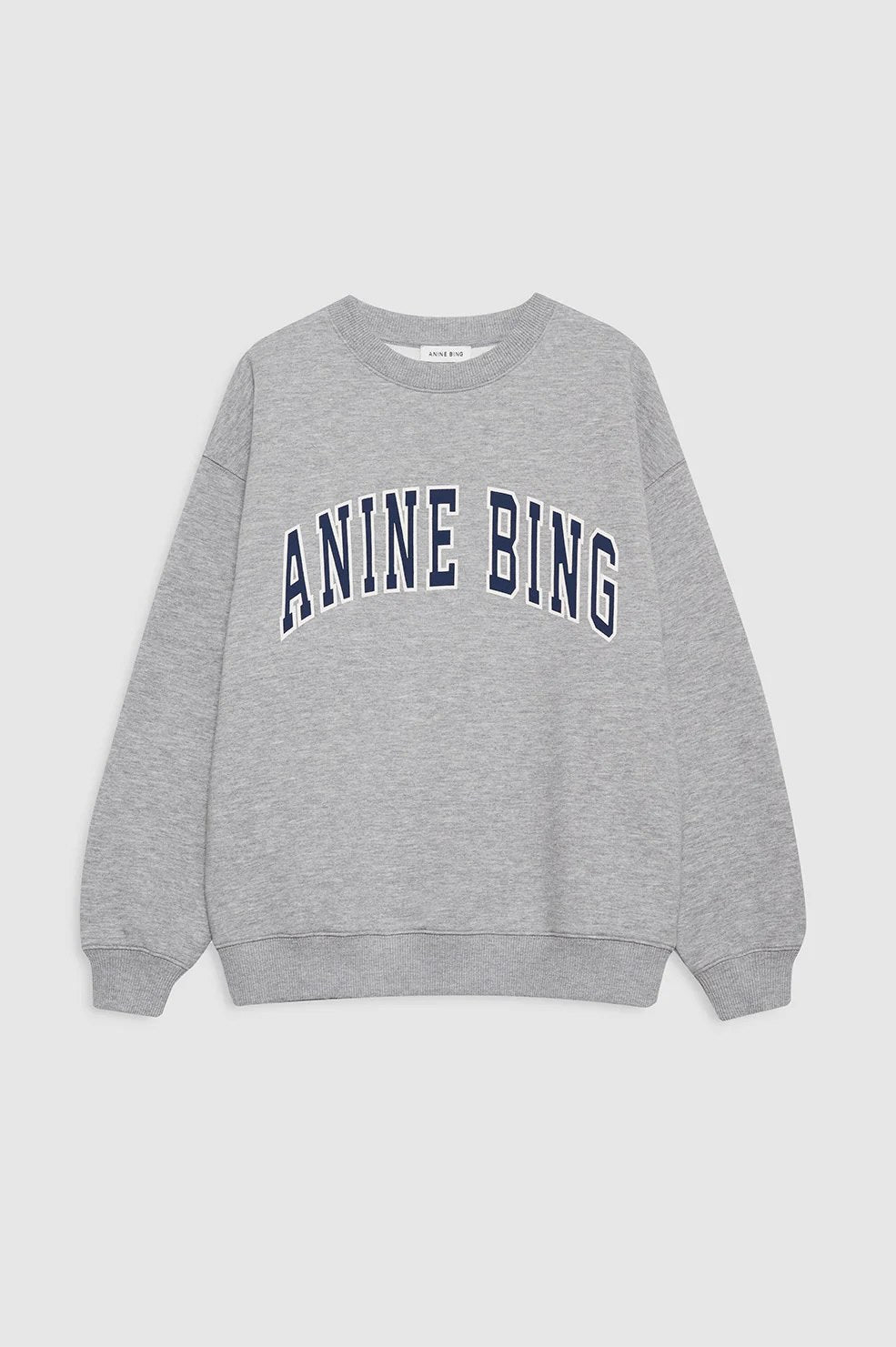 SUDADERA ANINE Bing AW25 Spencer grey with navy