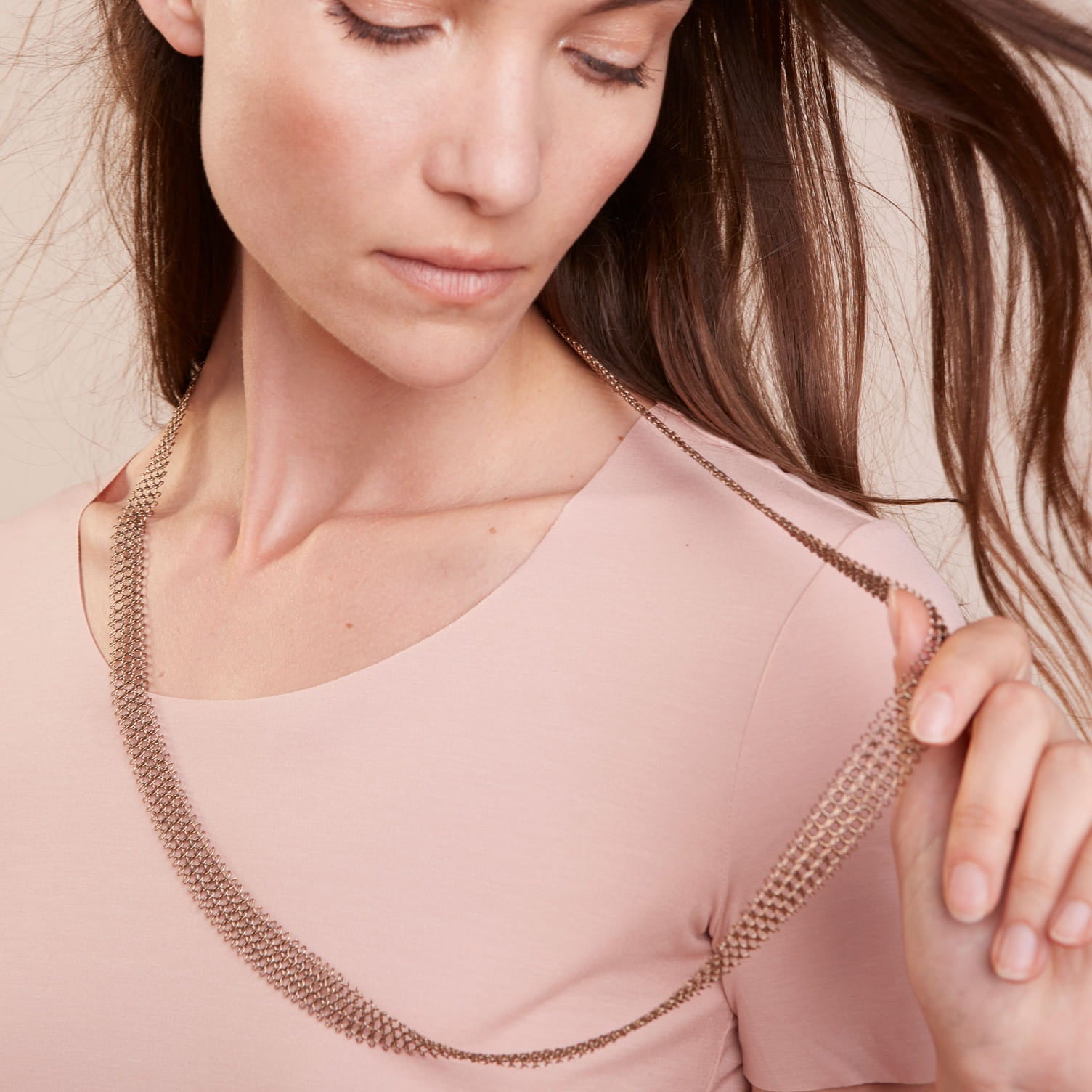 COLLAR Pascale lion 94 copper