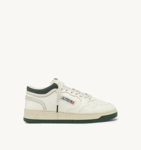 DEPORTIVAS Autry SNEAKER MED-WAY DE PIEL COLOR MARSHMALLOW Y MOUNTAIN