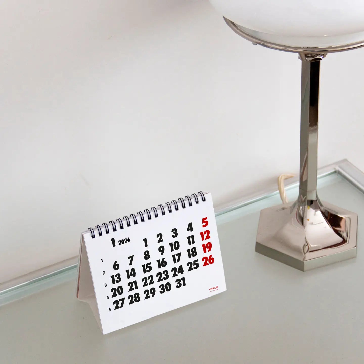 CALENDARIO Vinçon desk calendar 2026