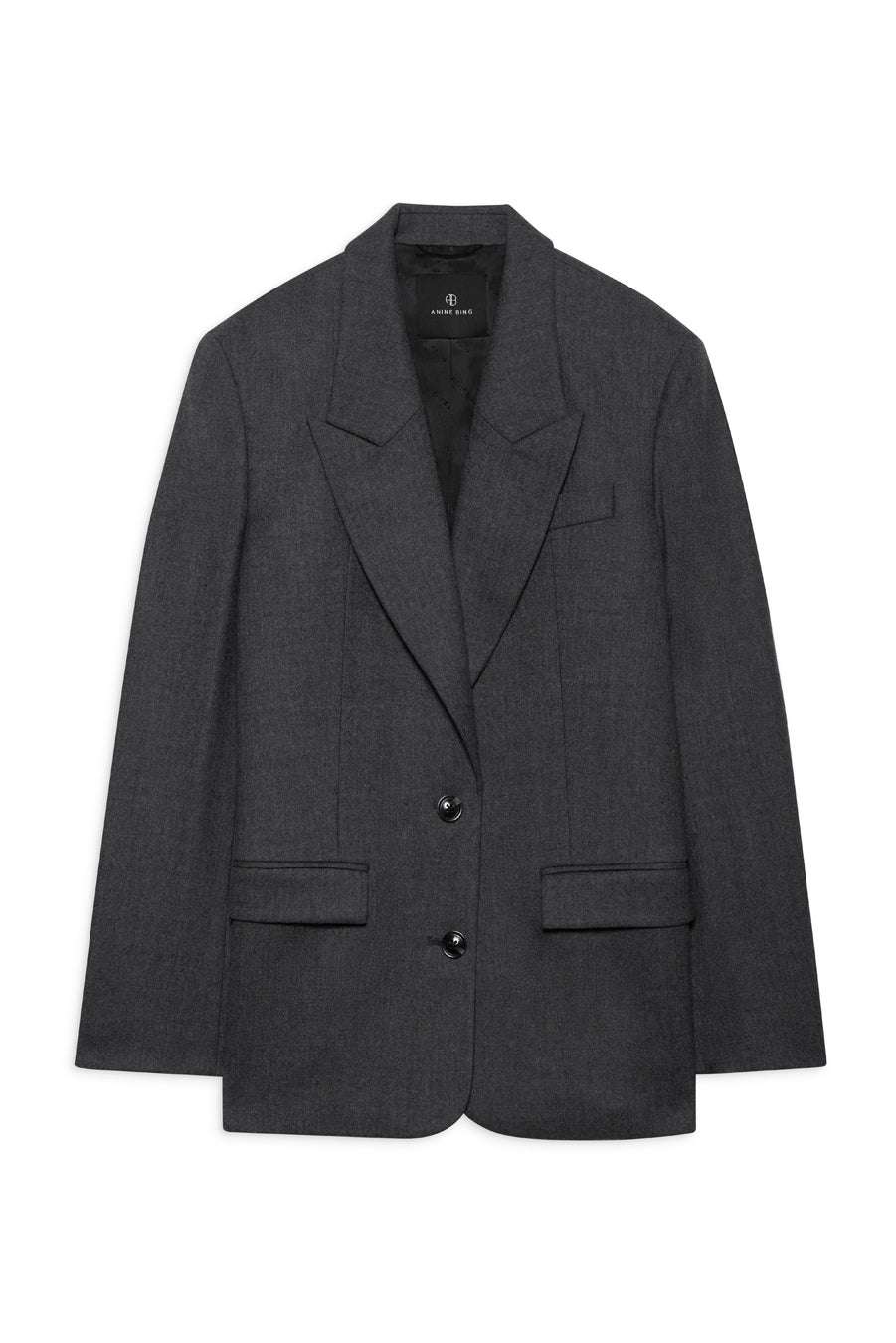 BLAZER Anine Bing AW25 ROSS DARK HEATHER GR