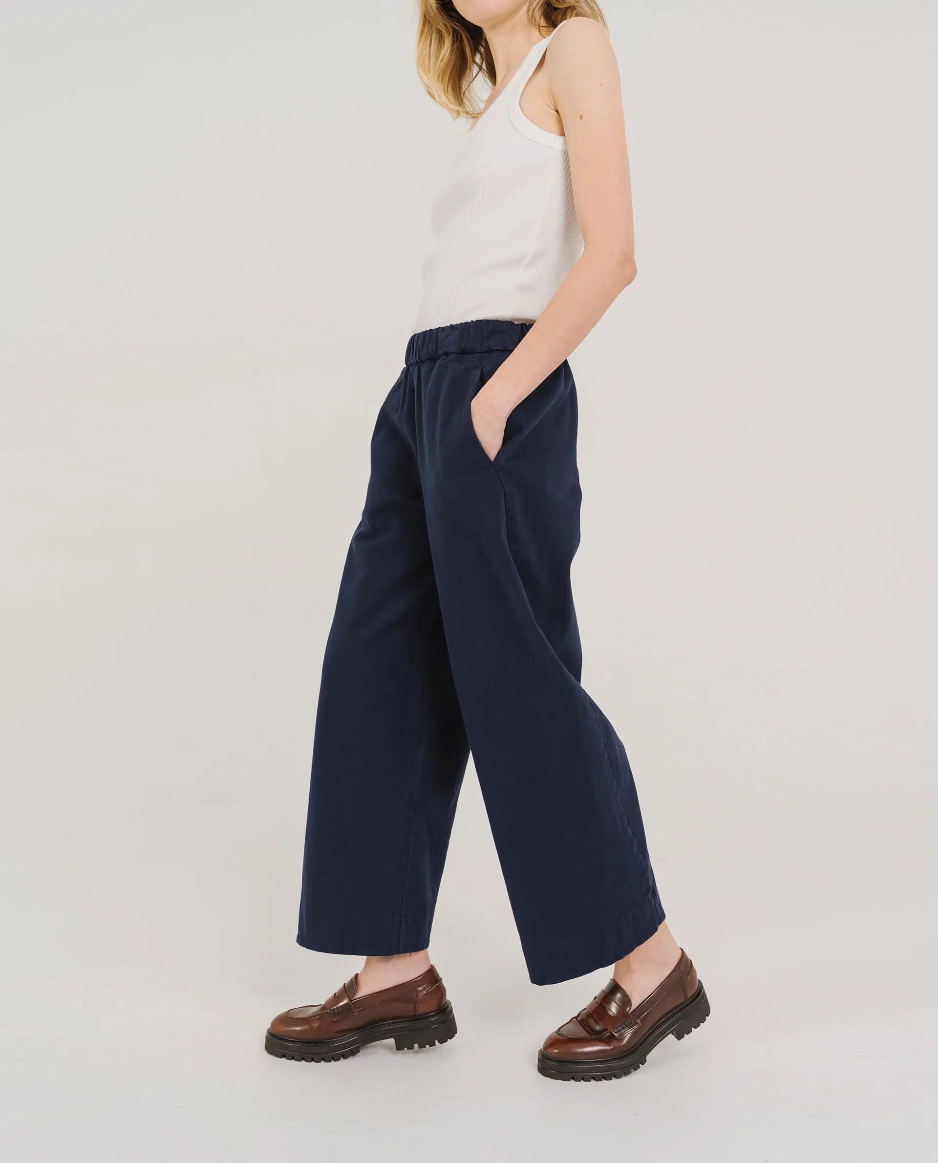 PANTALÓN Tinsels AW25 Djoudi encre