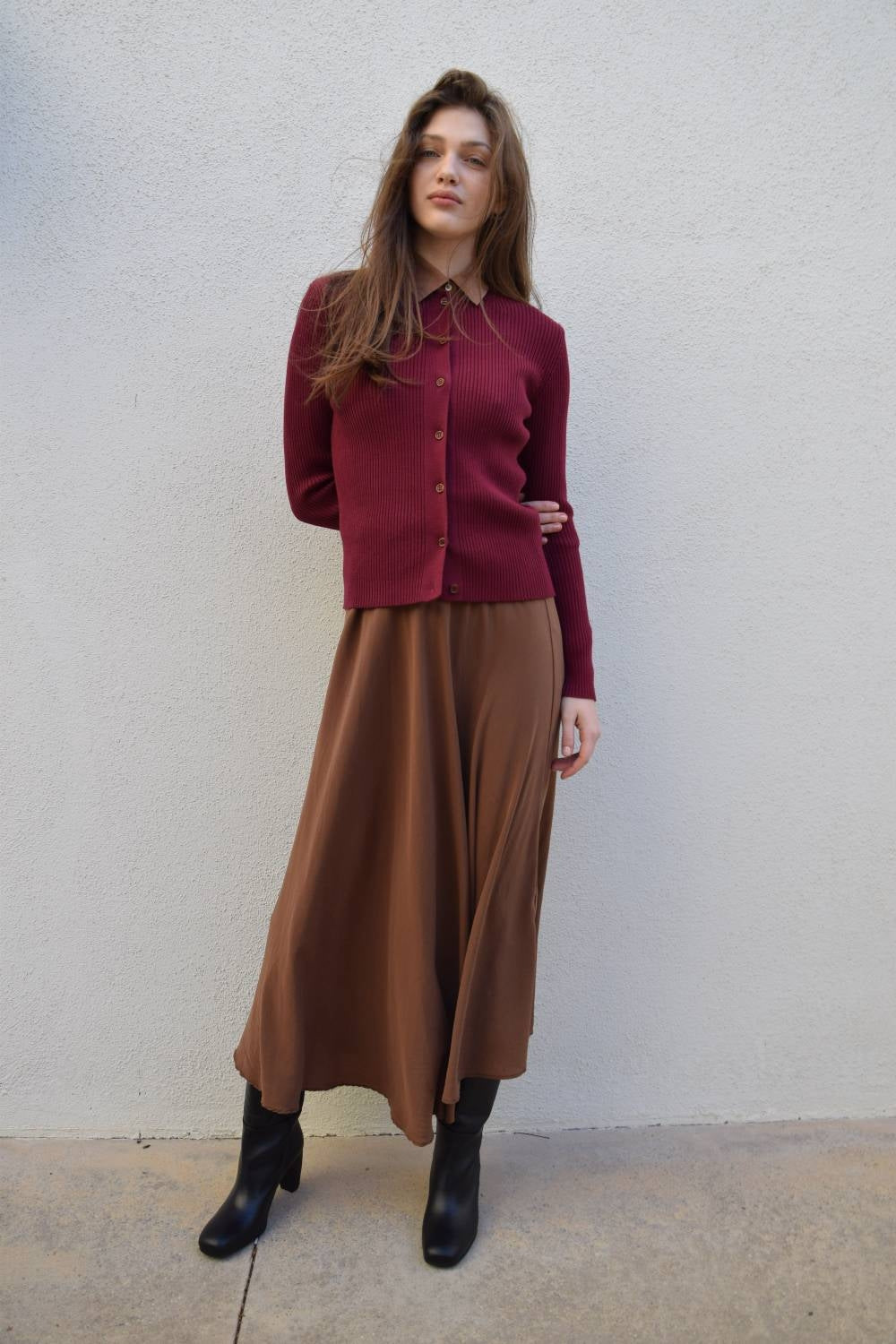 FALDA The Avant AW25 Jazzdancer marrón xoco
