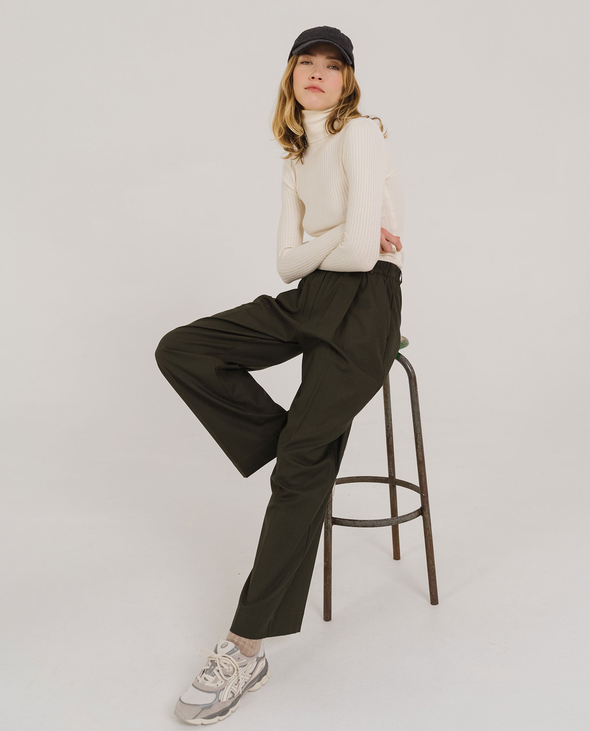 PANTALÓN Tinsels AW25 Celan cityzen kaki