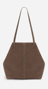 BOLSO Vanessa Bruno AW24 Large daily calf tote taupe