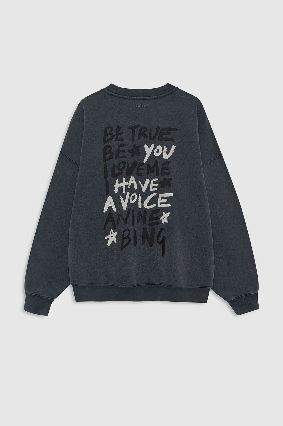 SUDADERA ANINE Bing AW25 Miles Empowerment vintage black