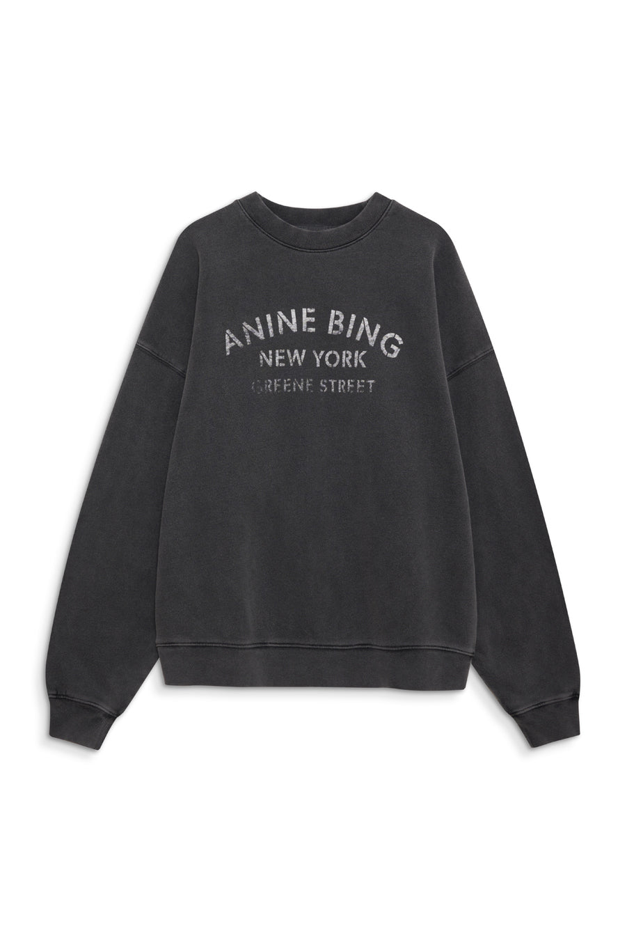 SUDADERA ANINE Bing AW25 Miles NY washed black
