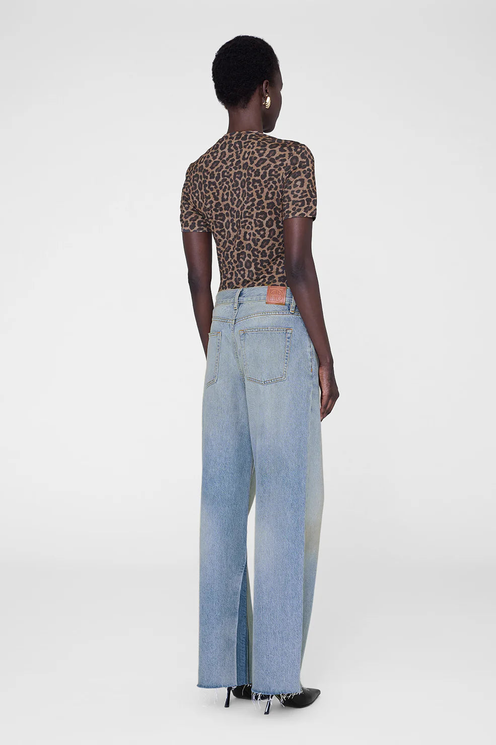 CAMISETA Anine Bing AW25 SYLVIE TEE leop