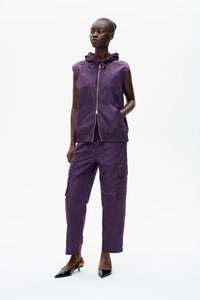 CHALECO Baum und Pferdgarten AW25 Becky plum
