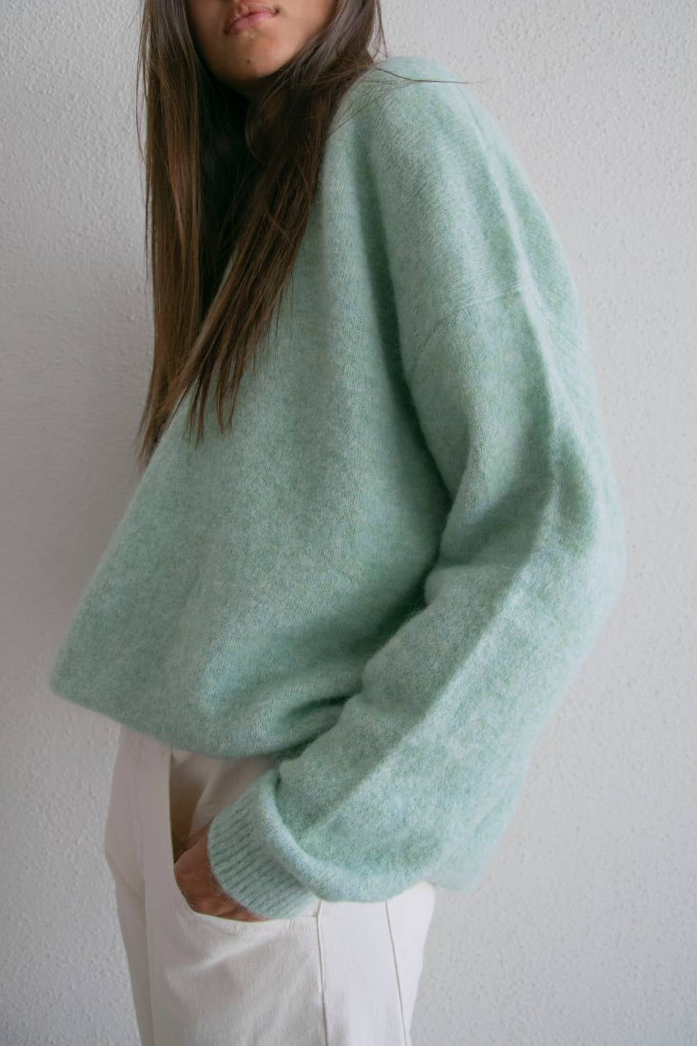 JERSEY The Avant AW25 Boyfriend menta