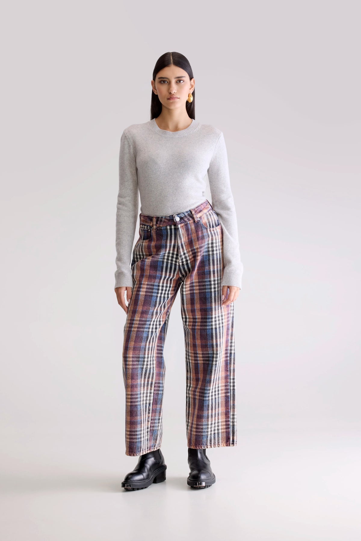 DENIM, JEANS Bellerose AW25 Paty check a