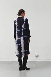 VESTIDO Nous Antwerp SS25 Sonny grid navy