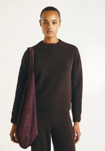 JERSEY de PUNTO Masscob AW25 Sagan dk brown