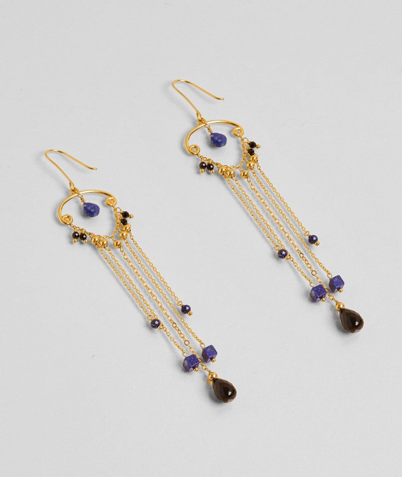 PENDIENTES Une a Une Gouttes multi lapis