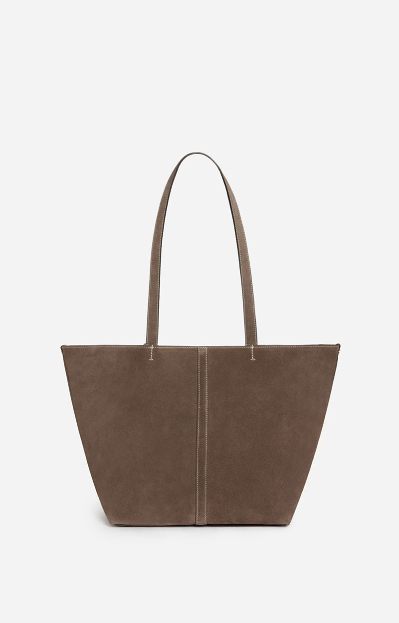 BOLSO Vanessa Bruno AW25 Cabas taupe pequeño