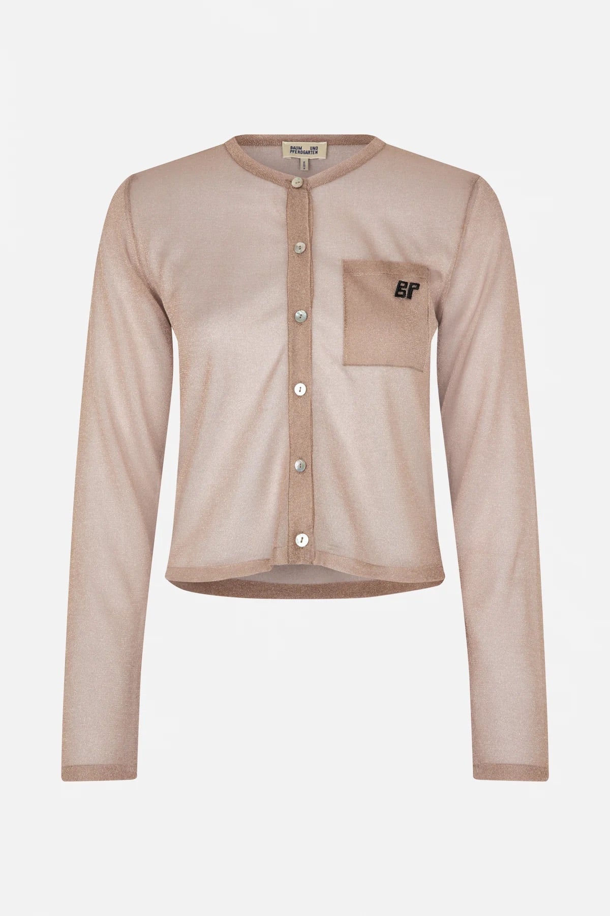 CARDIGAN Baum und Pferdgarten AW25 Crisje Warm taupe