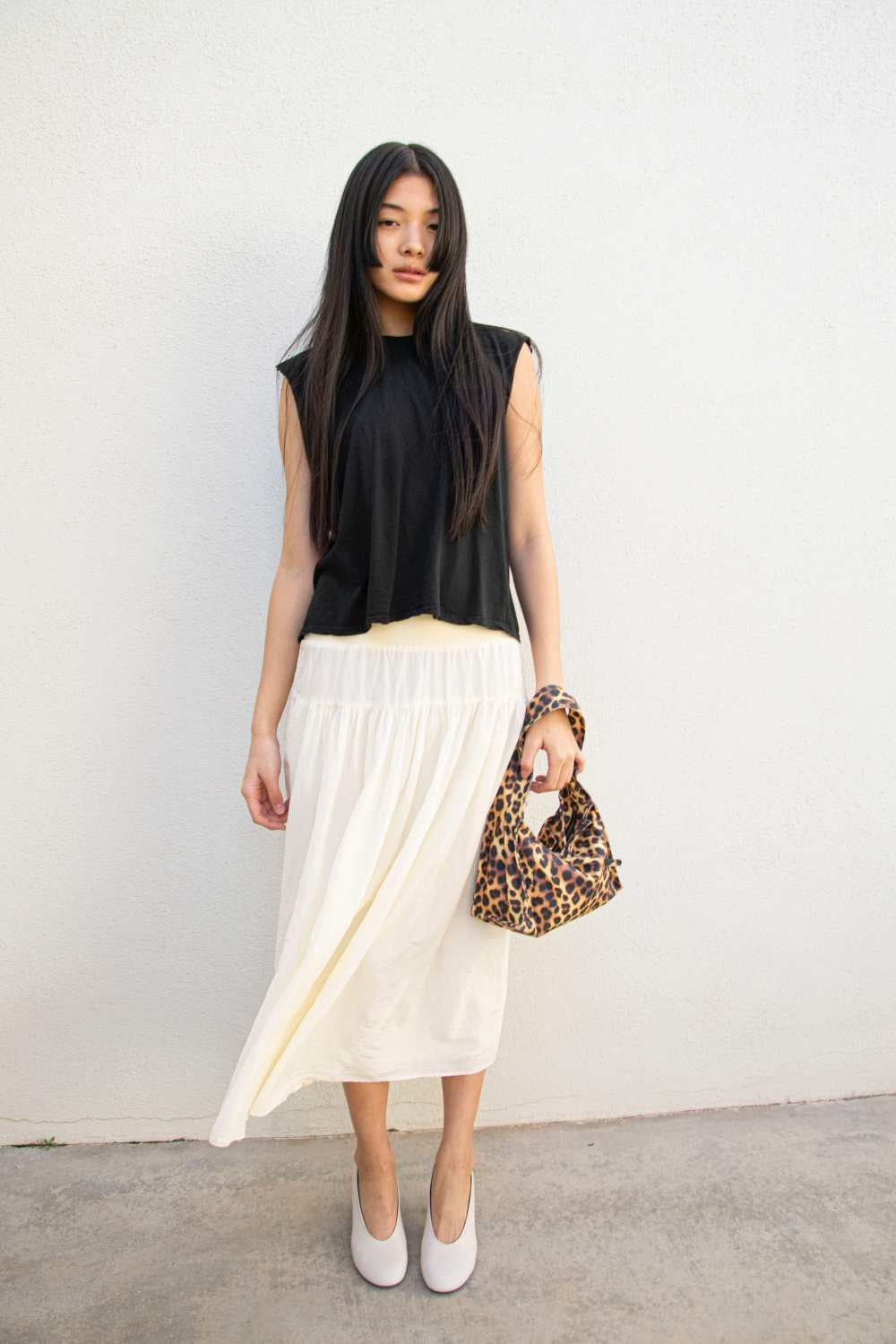 FALDA The Avant SS25 Charlotte popelina light yellow