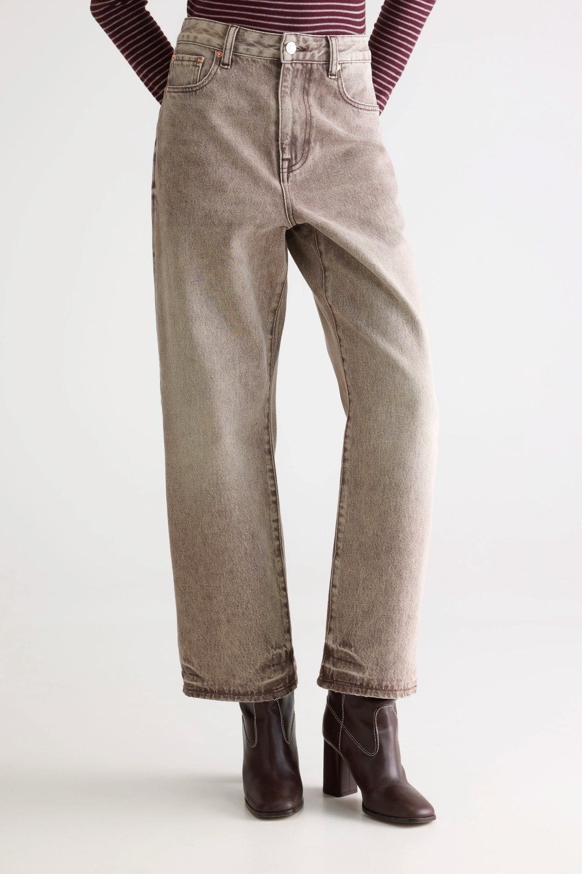 DENIM, JEANS Bellerose AW25 Poker brown snow