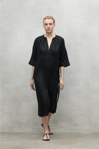 VESTIDO Ecoalf SS25 Lea long black