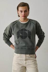 SUDADERA Soeur AW25 Apollo gris vert