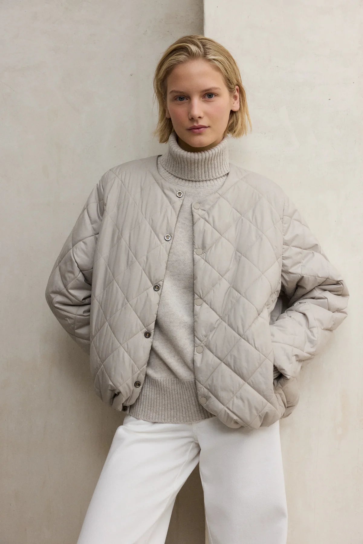 ABRIGO, CHAQUETA Ecoalf AW25 Geres beige