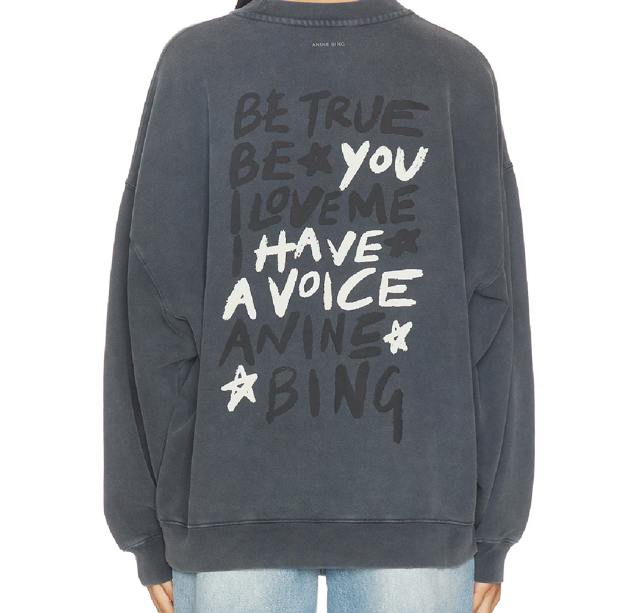 SUDADERA ANINE Bing AW25 Miles Empowerment vintage black