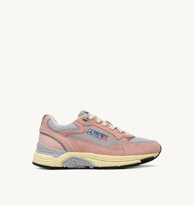 DEPORTIVAS Autry SNEAKER HYPERWAY EN MALLA Y ANTE POWDER Y PLATA