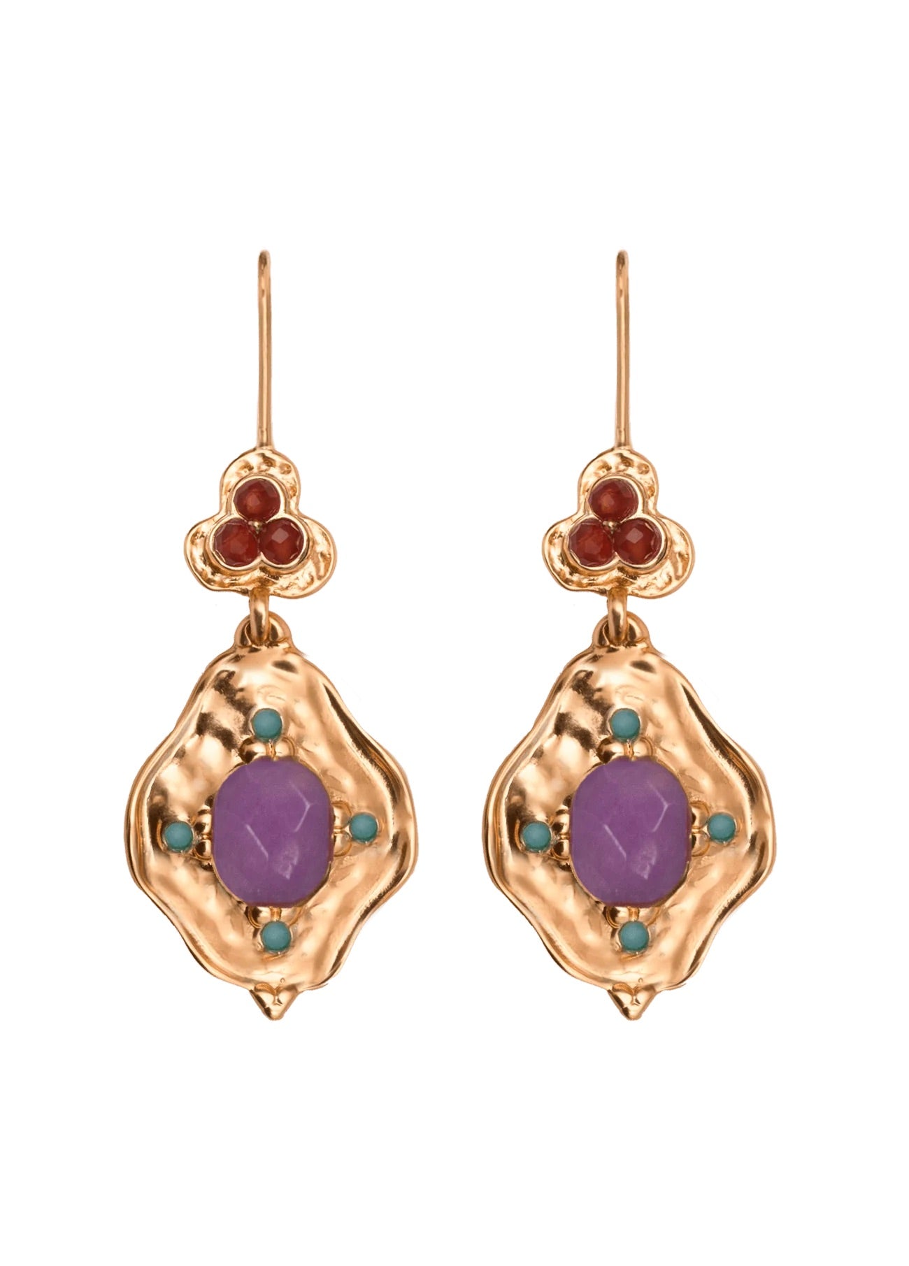 PENDIENTES Alhaja Pitiusa lila