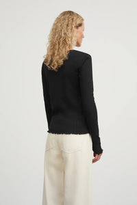 CAMISETA, CÁRDIGAN Skall Studio AW25 Edie black