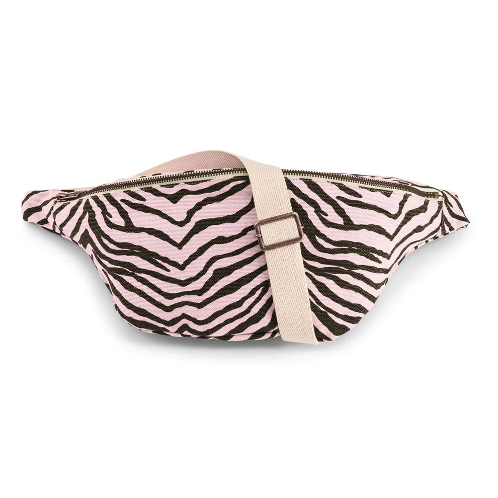 RIÑONERA Rose in April SHOPPER zebra rosa claro